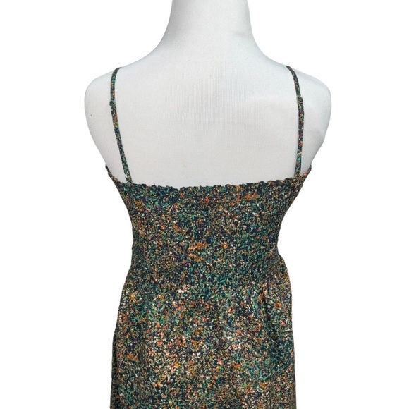 Theory Woman’s M Medium Kiparee Sundress Smocked Spaghetti Straps Adjustable - Picture 7 of 8